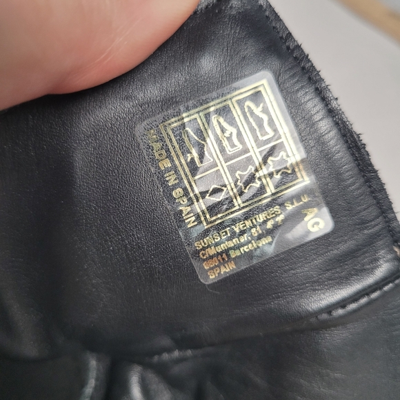 Alohas South Bicolor Leather Block Heeled Ankle Boots Black Tan EU 41 US 10-10.5 - Picture 14 of 16